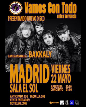 Vamos con Todo en Madrid