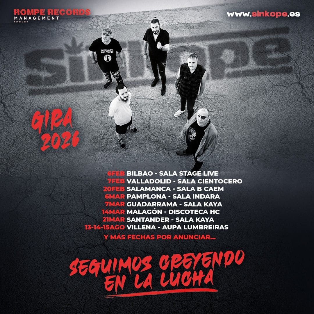 Fechas Sinkope 2026