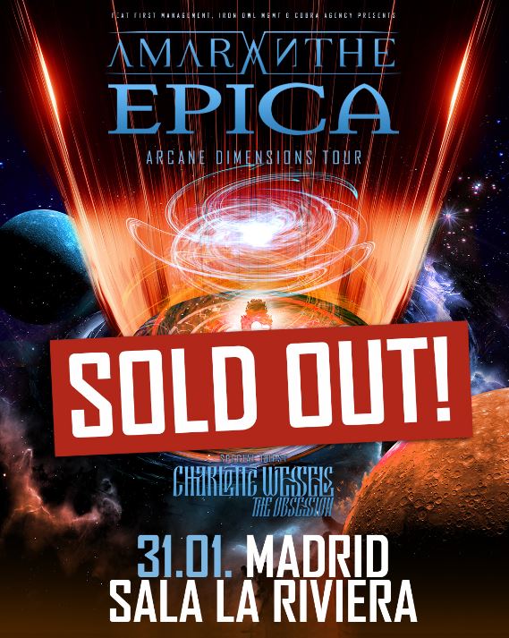 Epica sold out en Madrid