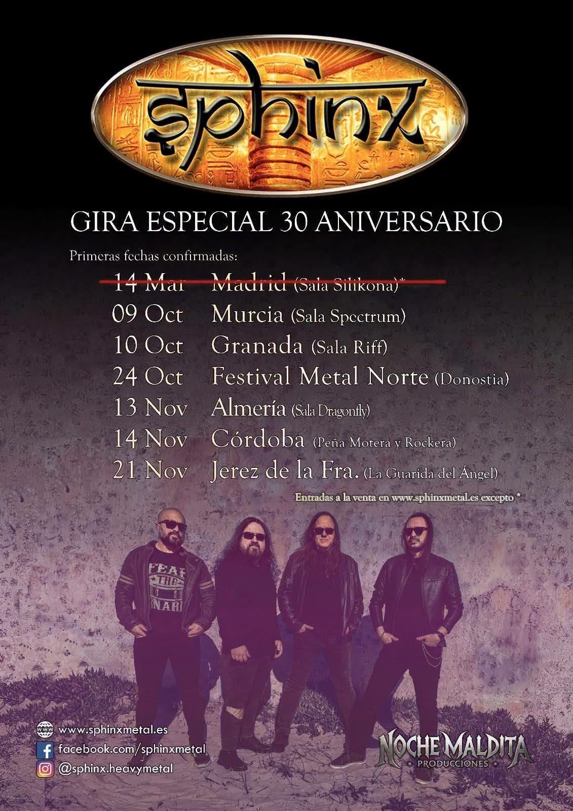 Fechas de Sphinx