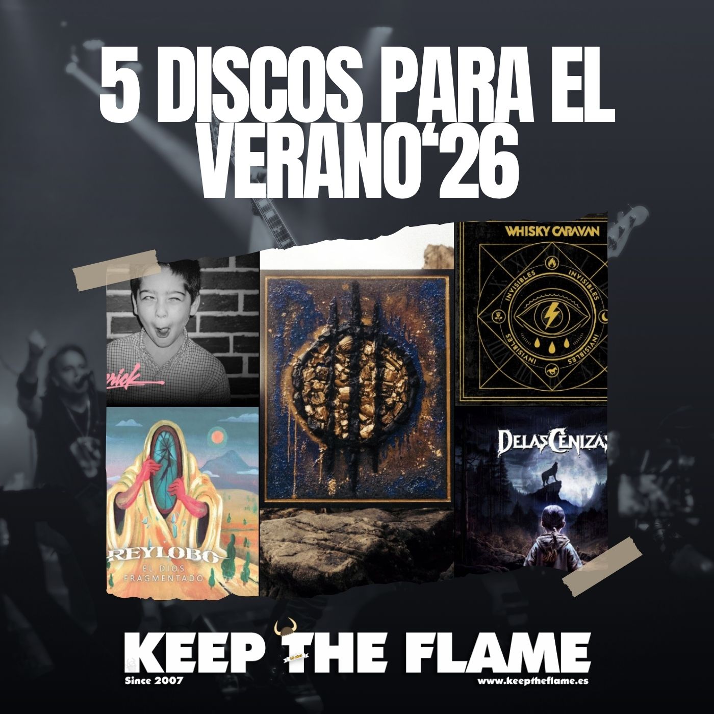 5 discos Verano 2026