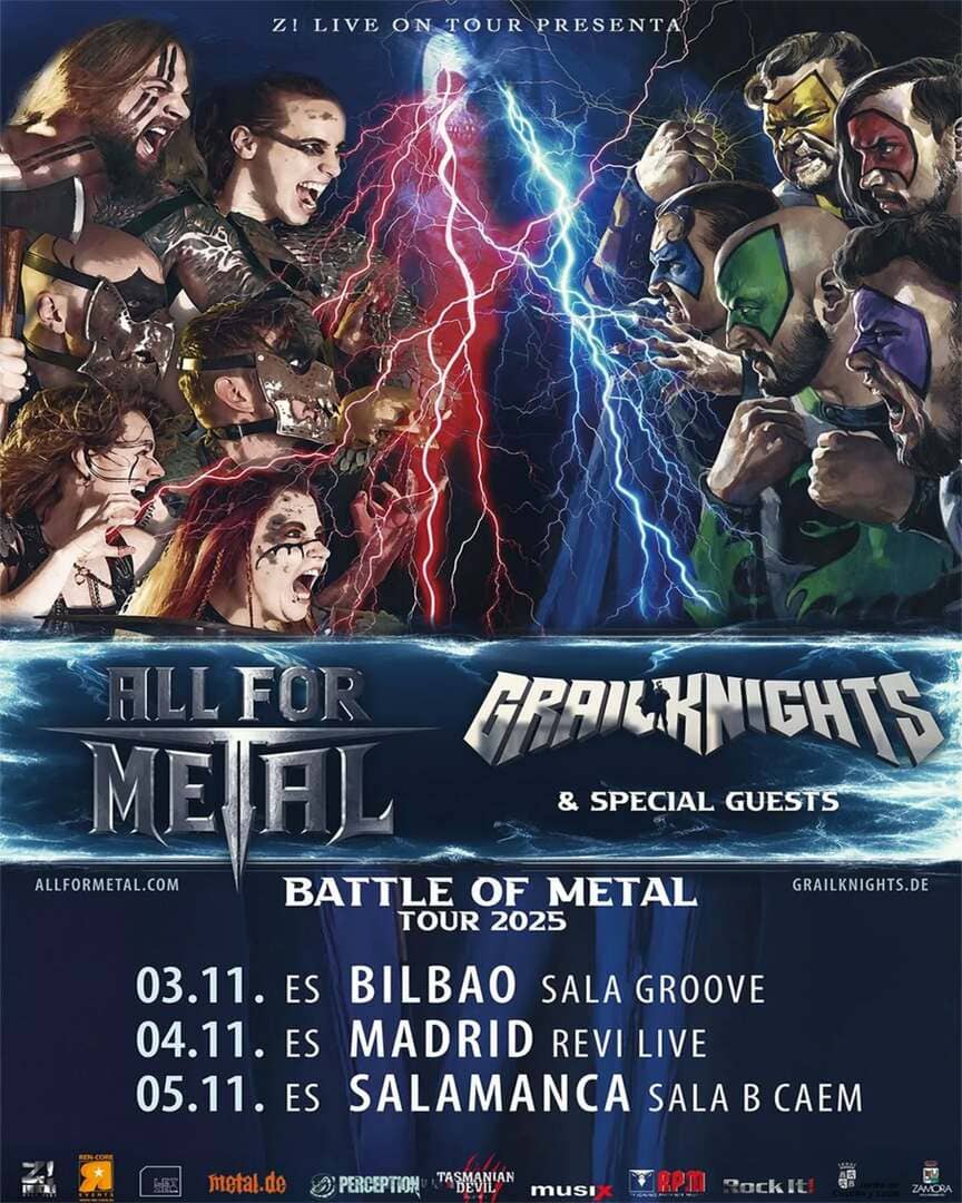 Gira de All For Metal y Grailknights